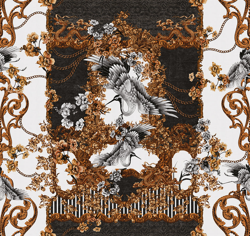 East meets west - papel de colgadura LondonArt 17062