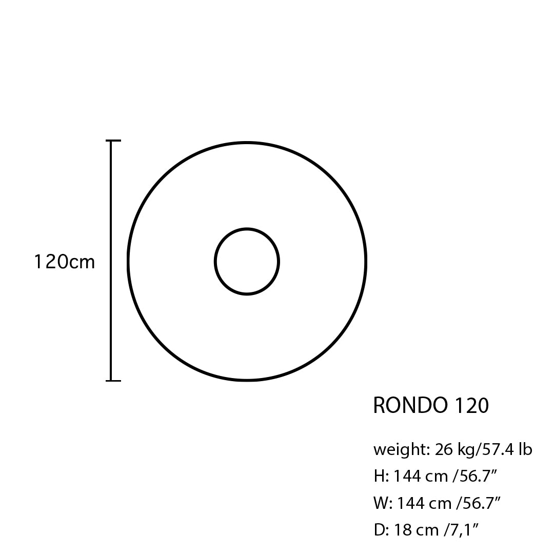 Espejo Rondo 120 inox