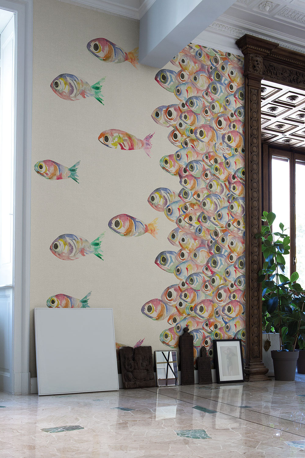Flutter - papel de colgadura LondonArt 16042