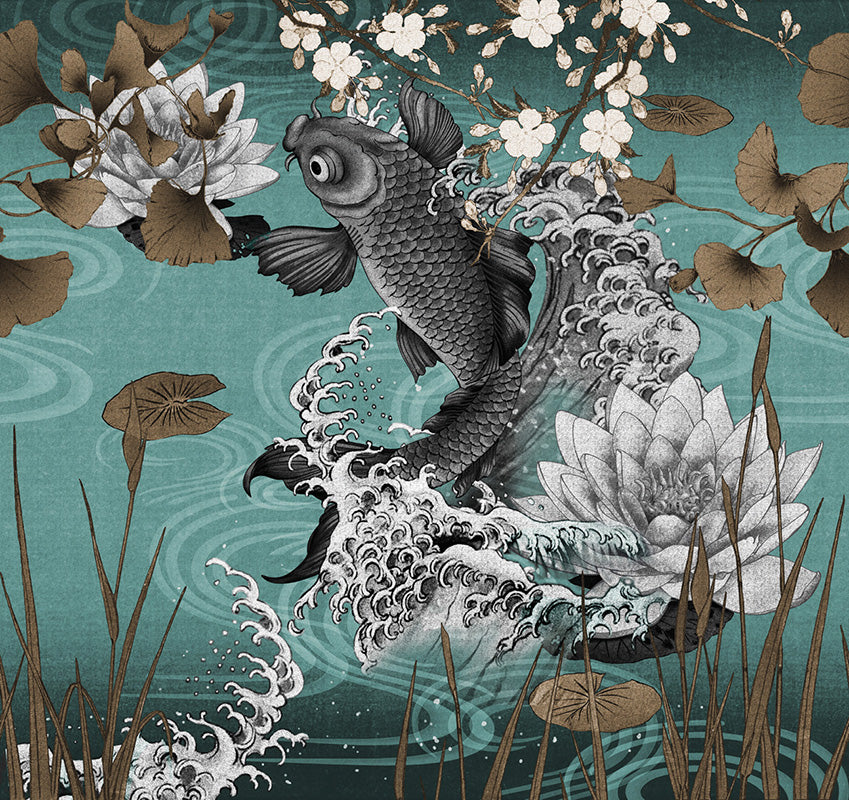 Koi - papel de colgadura LondonArt 17018
