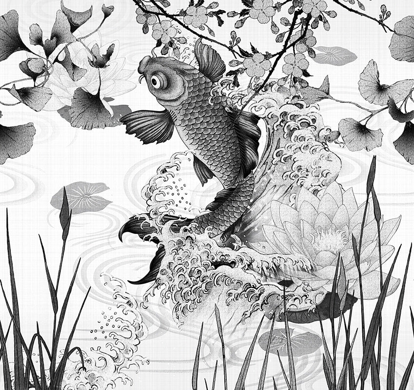 Koi - papel de colgadura LondonArt 17018