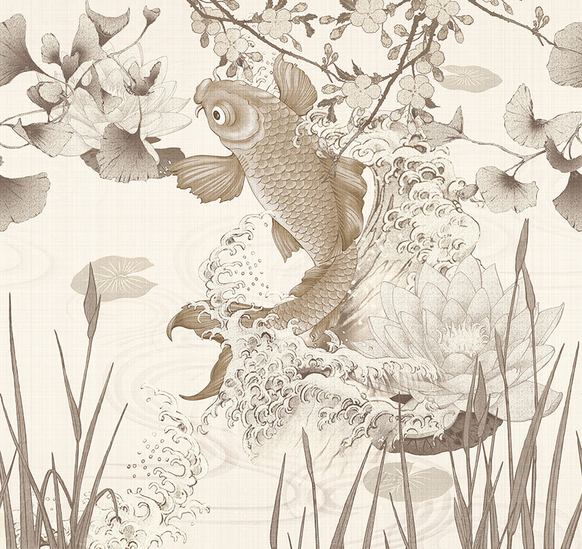 Koi - papel de colgadura LondonArt 17018