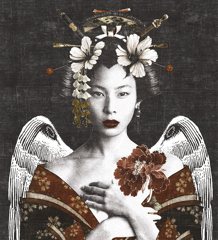 Geisha - papel de colgadura LondonArt 17021