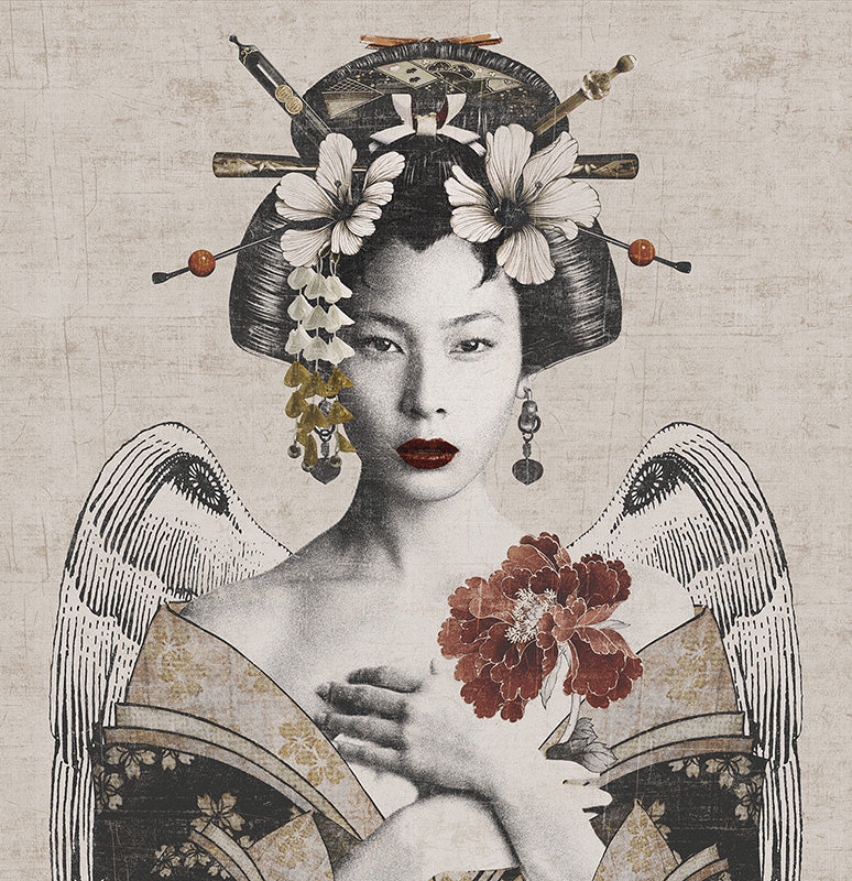 Geisha - papel de colgadura LondonArt 17021