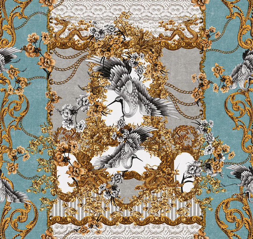 East meets west - papel de colgadura LondonArt 17062
