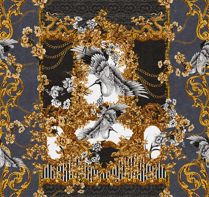 East meets west - papel de colgadura LondonArt 17062