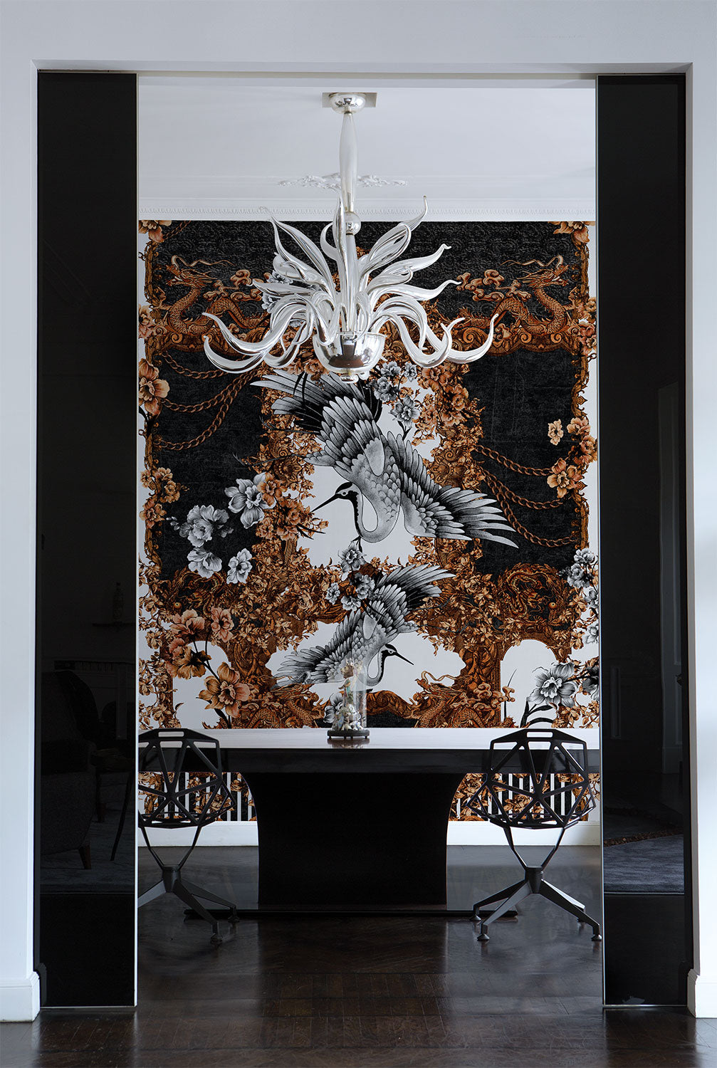 East meets west - papel de colgadura LondonArt 17062