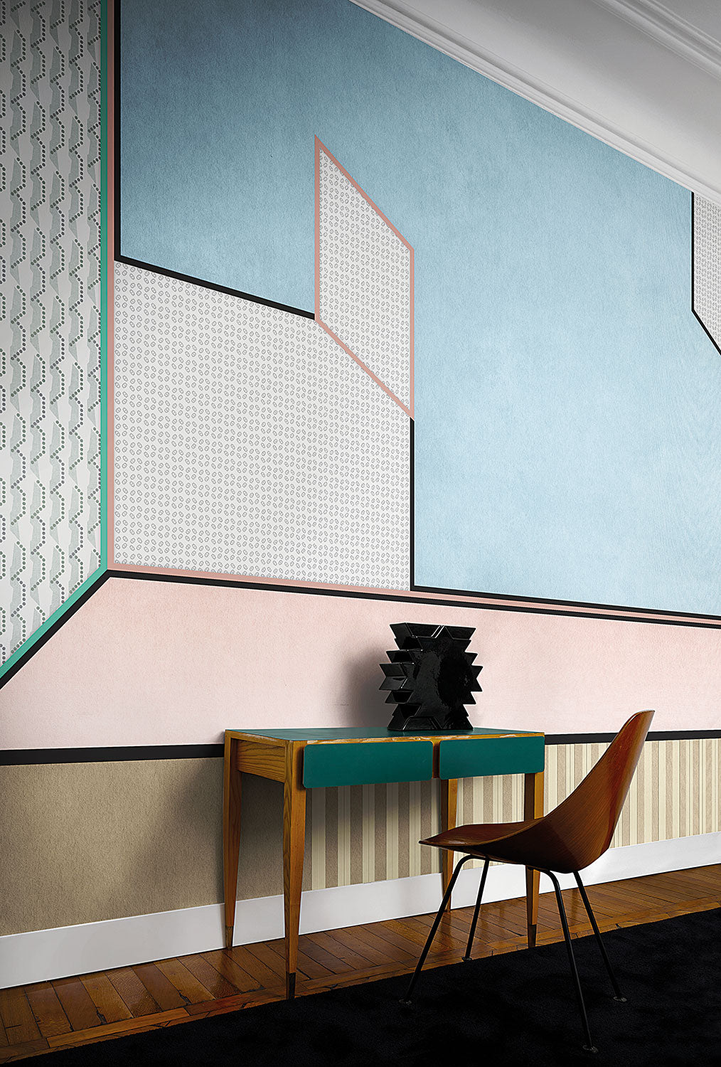 Tre - papel de colgadura LondonArt 18015