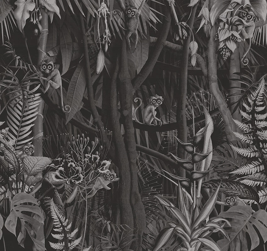 Looks in the forest - papel de colgadura LondonArt 18053