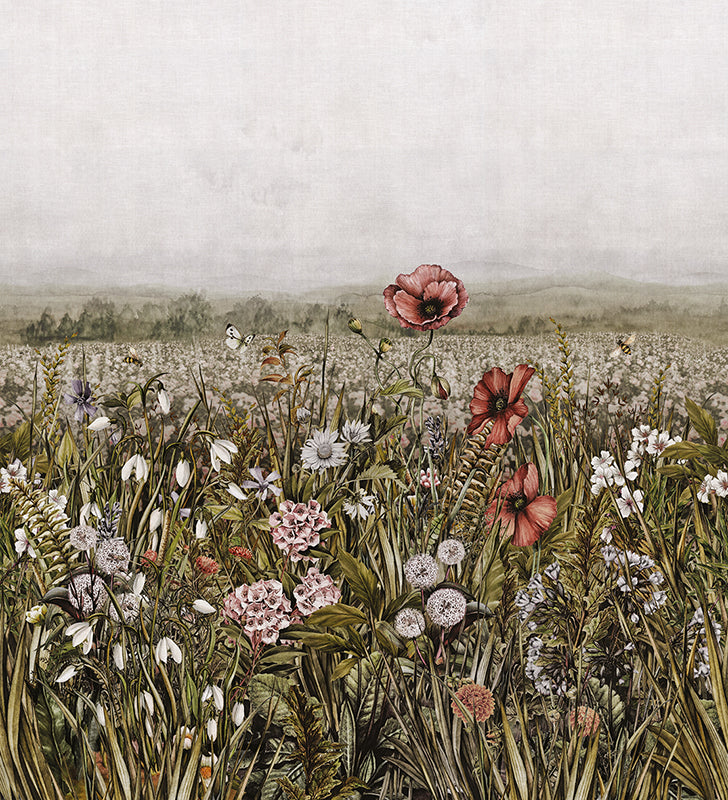 King poppy - papel de colgadura LondonArt 18057