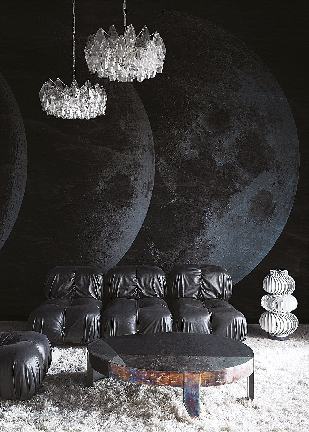 Moon - papel de colgadura LondonArt 18067