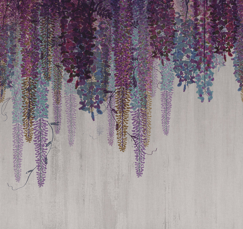 Purple rain - papel de colgadura LondonArt 18073