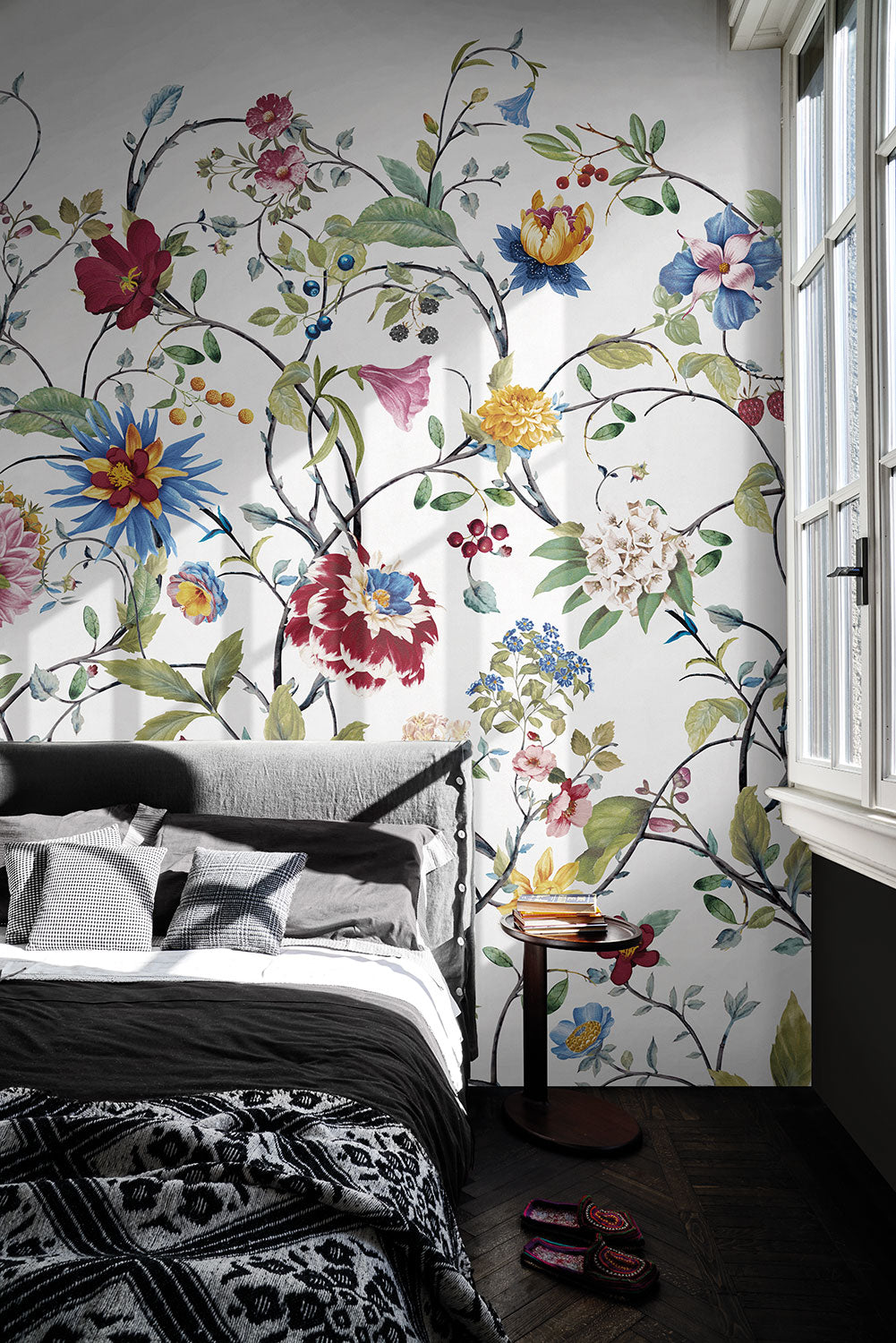 Flowery hug - papel de colgadura LondonArt 18518