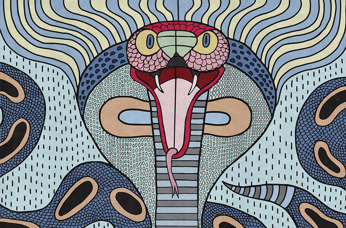 Cobra - papel de colgadura LondonArt 19005