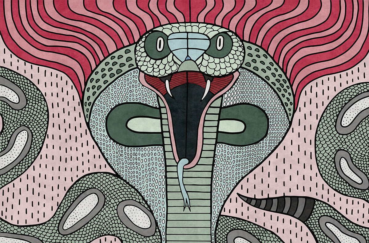 Cobra - papel de colgadura LondonArt 19005