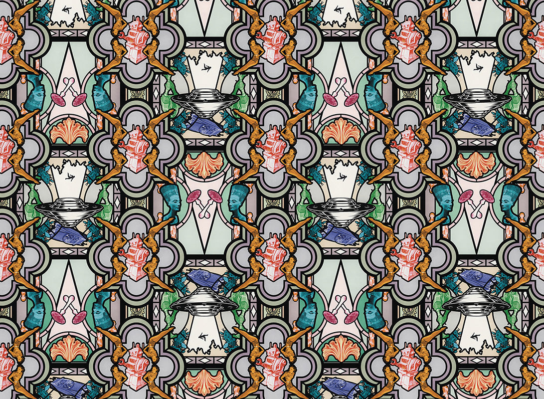 Vitrail - papel de colgadura LondonArt 21007