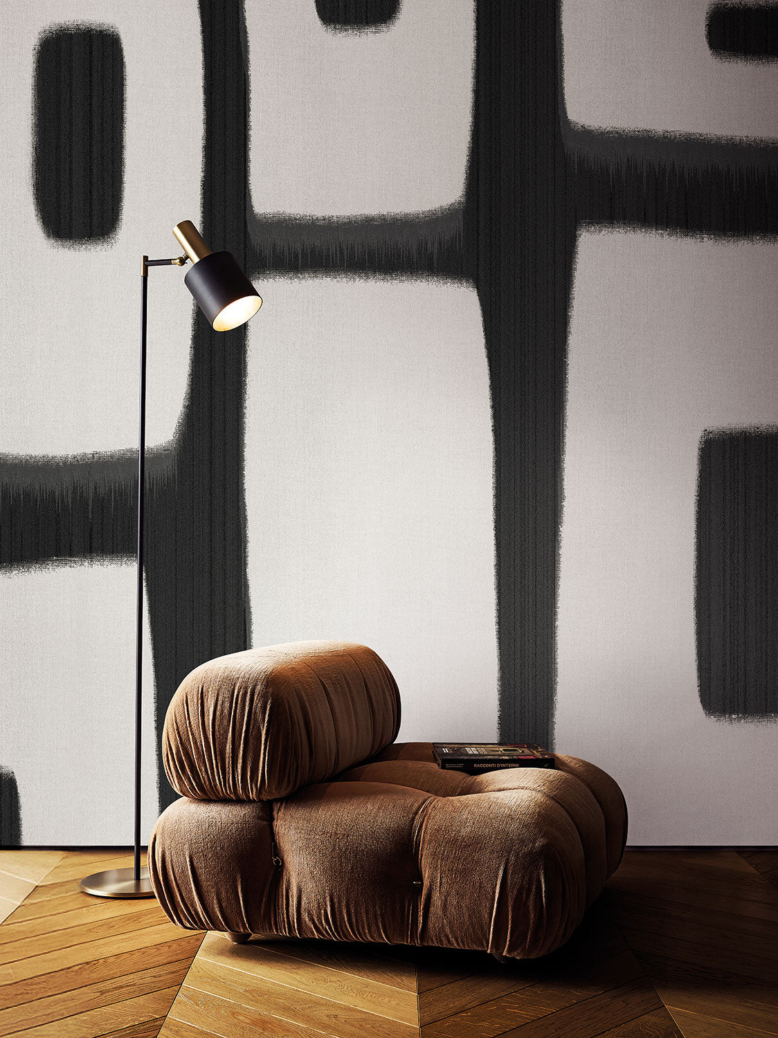 Ebony Harmony - papel de colgadura LondonArt 25020