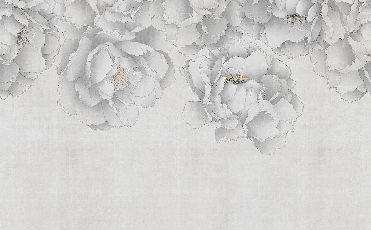 Oriental Flowers - papel de colgadura LondonArt 25041