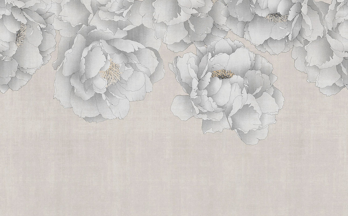 Oriental Flowers - papel de colgadura LondonArt 25041