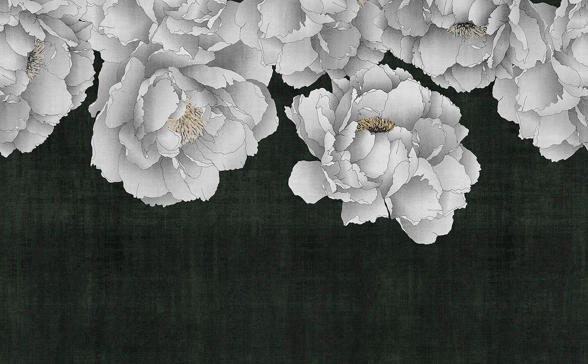 Oriental Flowers - papel de colgadura LondonArt 25041