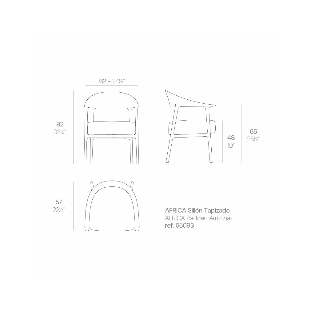 Africa Sillon Tapizado
